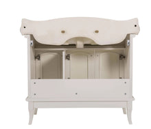 Mobilier de baie pe pardoseală Mikella, Alb+Crom Aqua Rodos