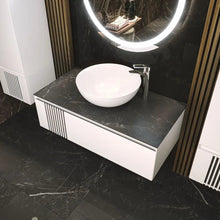 Mobilier de baie suspendat Manhattan (Zero), Alb Aqua Rodos
