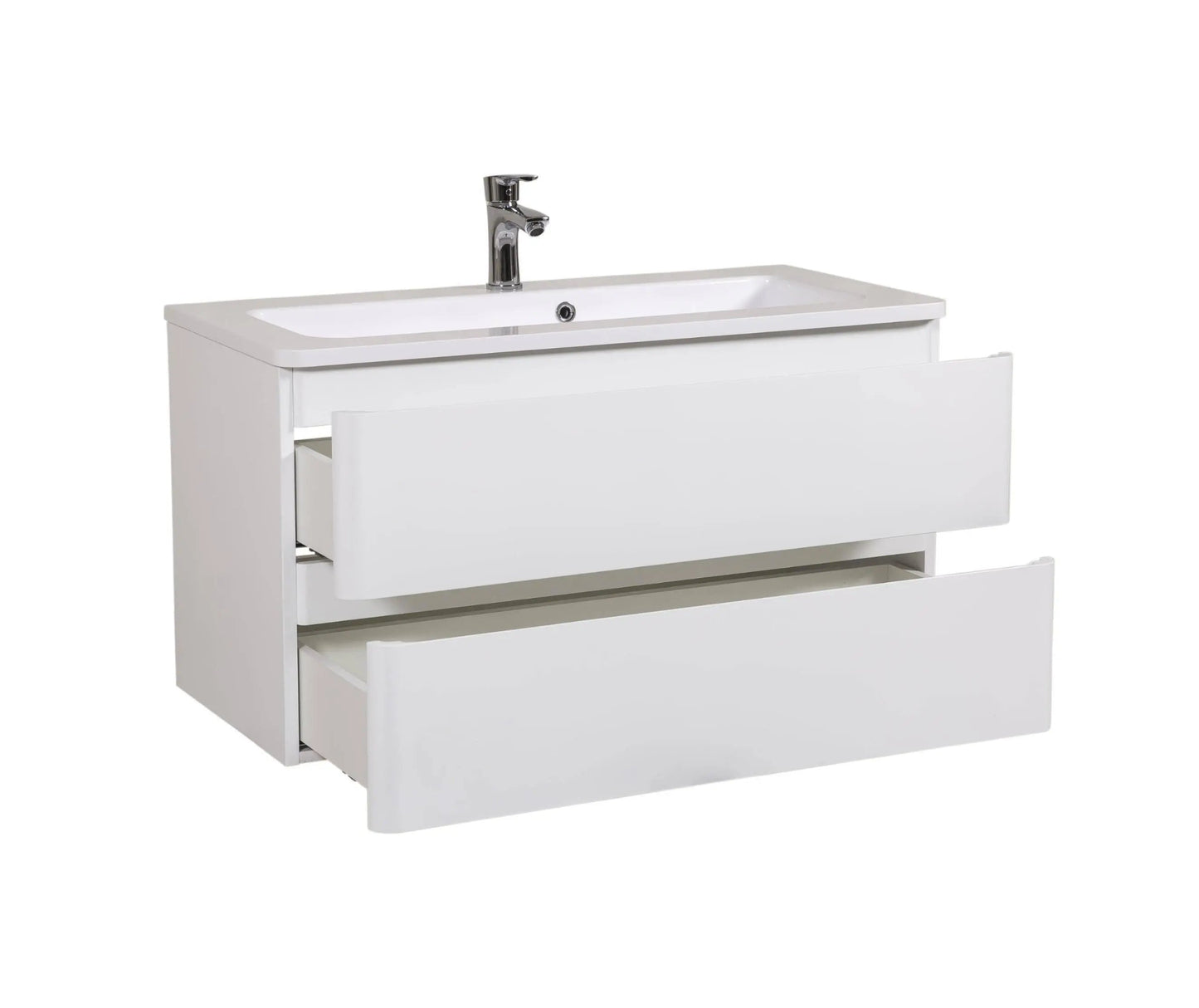Mobilier de baie suspendat Accent alb AquaRodos