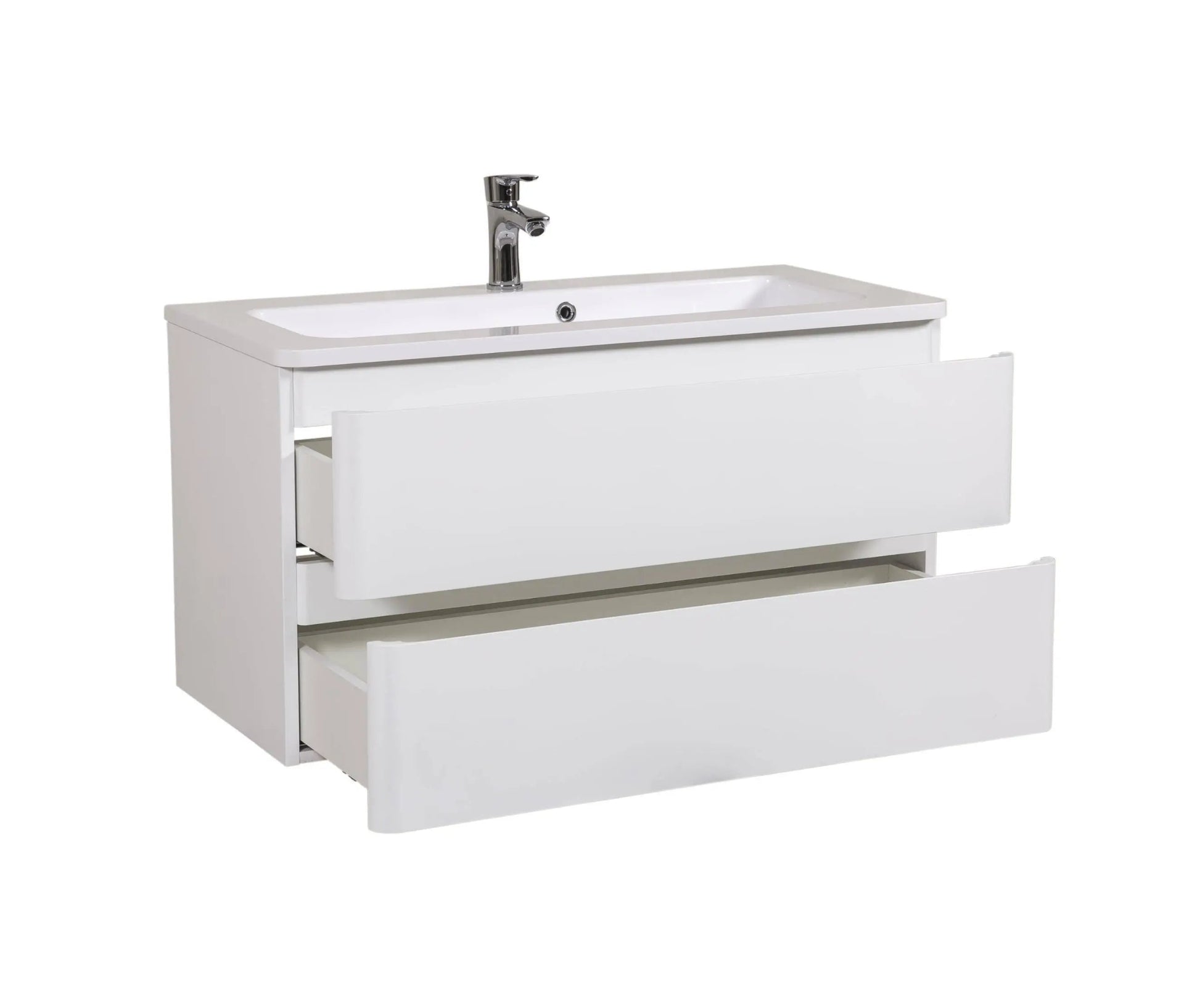 Mobilier de baie suspendat Accent alb AquaRodos