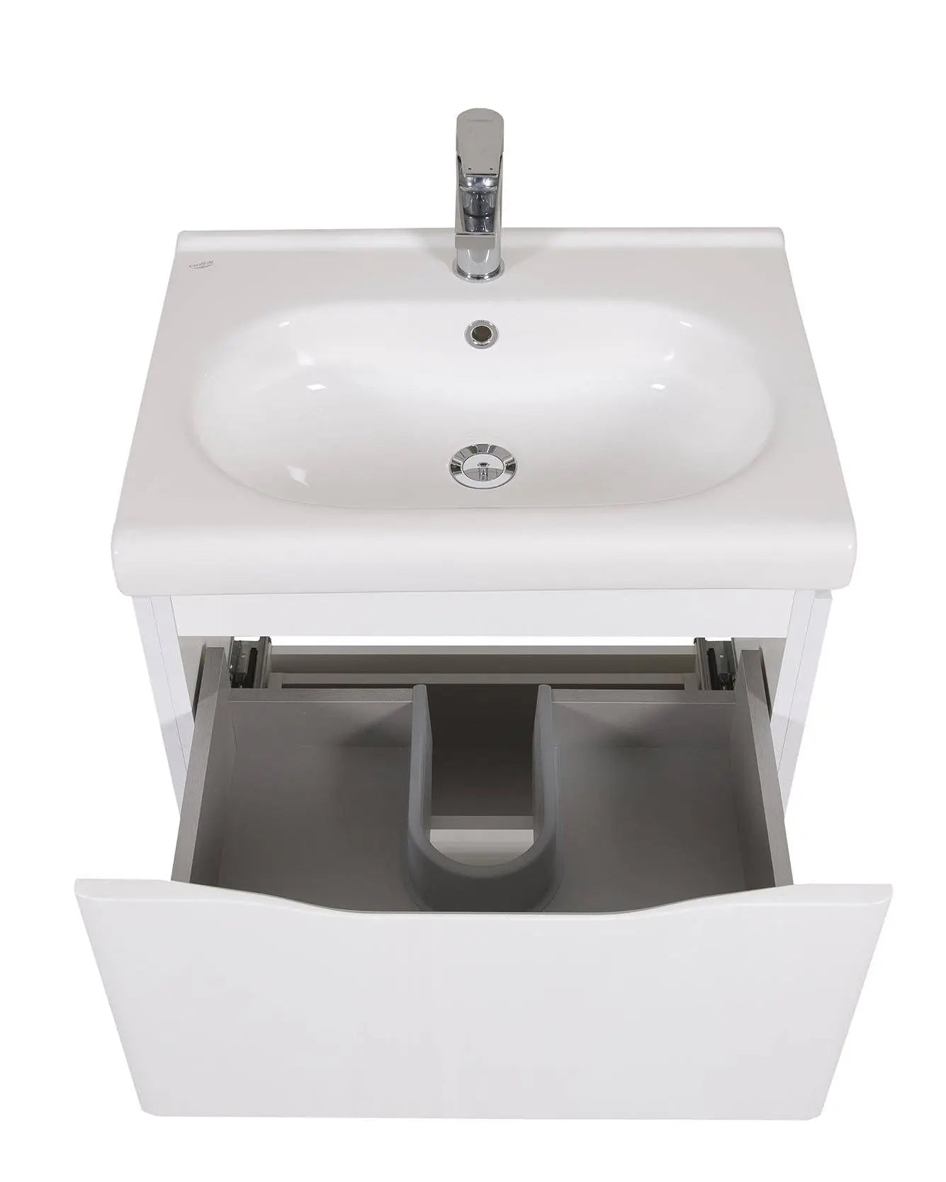 Mobilier de baie pe pardoseală Venice, Alb (City) Aqua Rodos