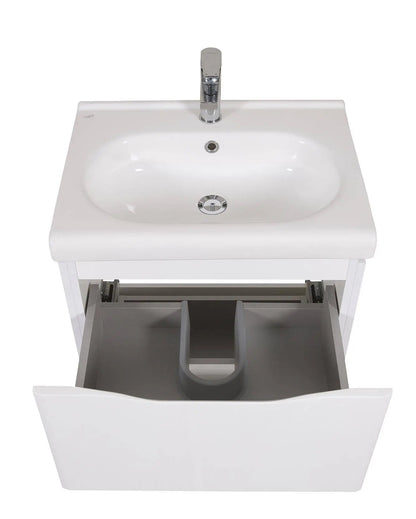 Mobilier de baie pe pardoseală Venice, Alb (City) Aqua Rodos