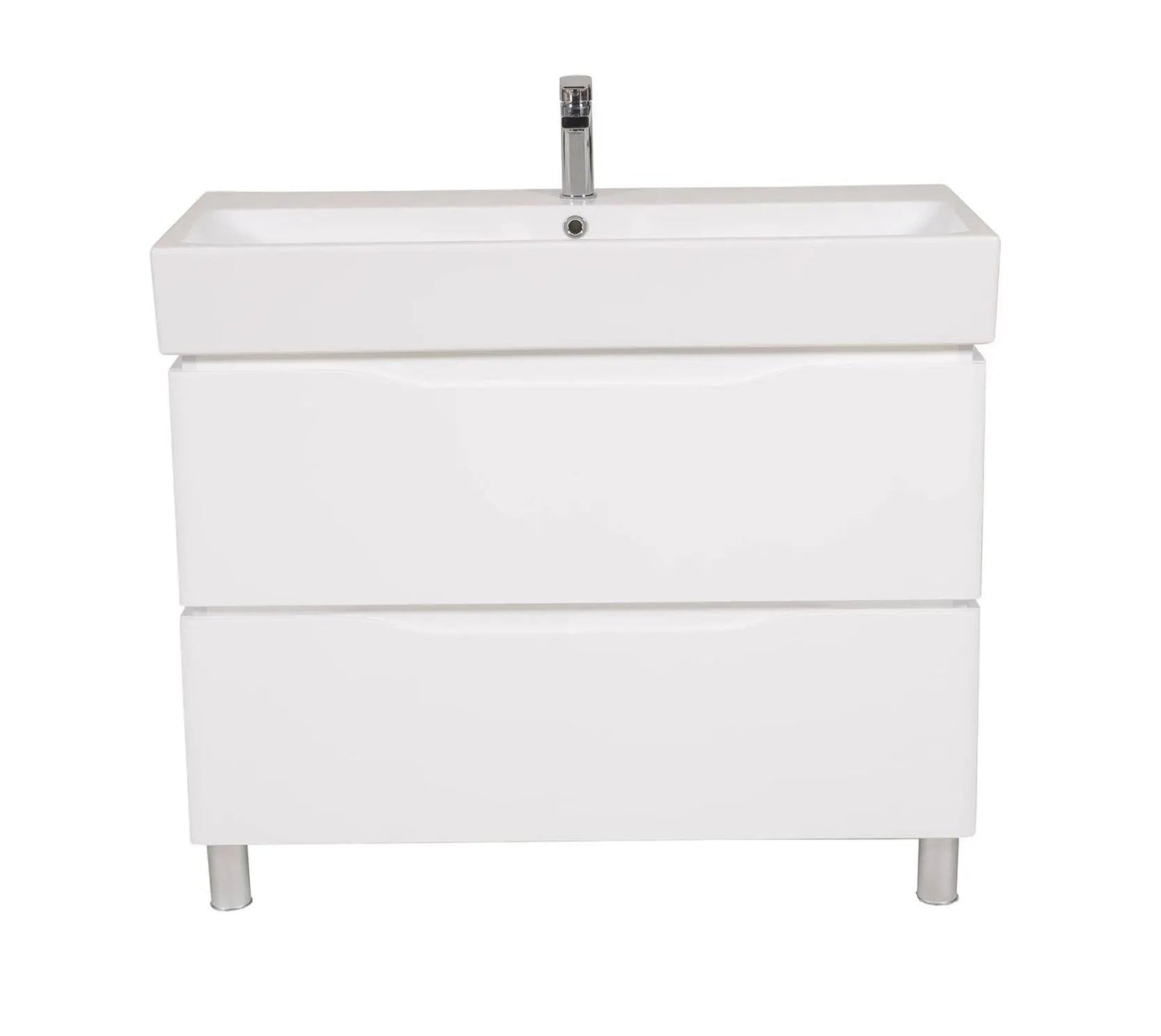 Mobilier de baie pe pardoseală Venice, Alb (Pinto) AquaRodos