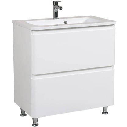 Mobilier de baie pe pardoseală Accent alb Aqua Rodos