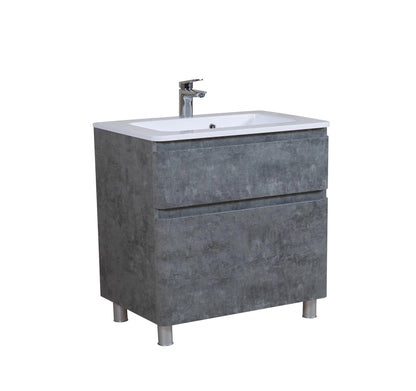 Mobilier de baie pe pardoseală Accent gri Aqua Rodos