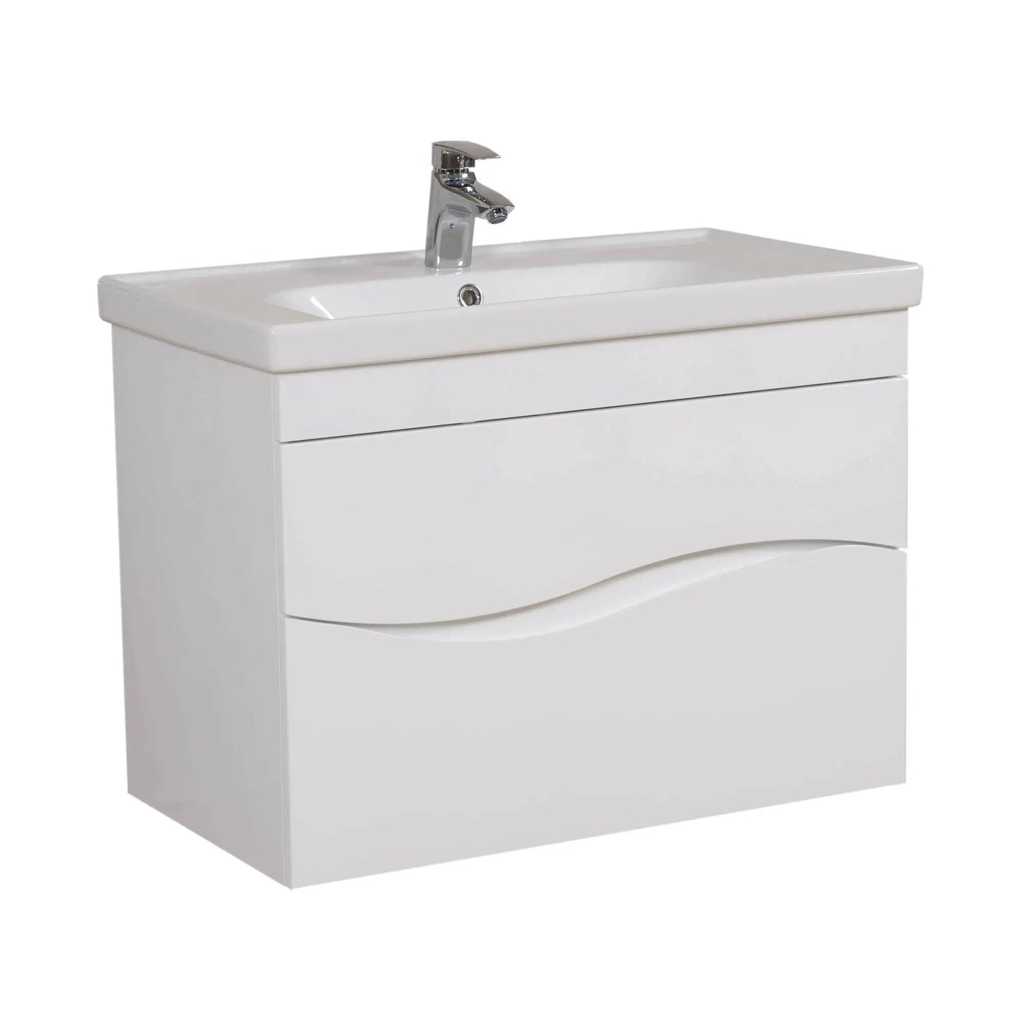 Mobilier de baie suspendat Alfa alb Aqua Rodos