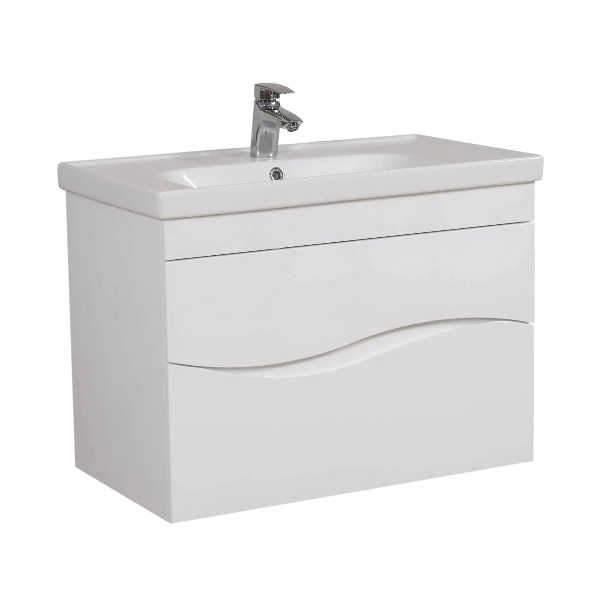 Mobilier de baie suspendat Alfa alb Aqua Rodos