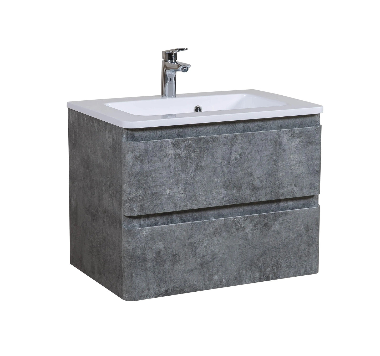 Mobilier de baie suspendat Accent gri Aqua Rodos