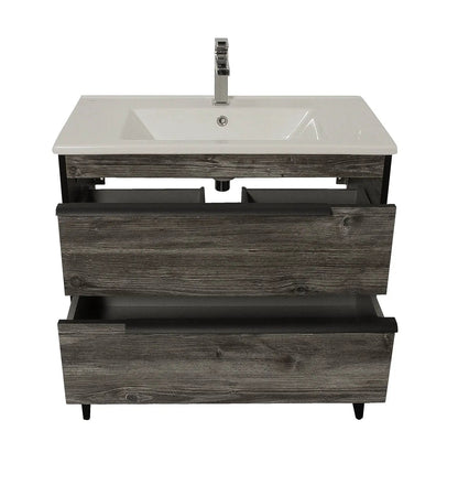 Mobilier baie suspendat  Neo Loft, Oak moras Aqua Rodos