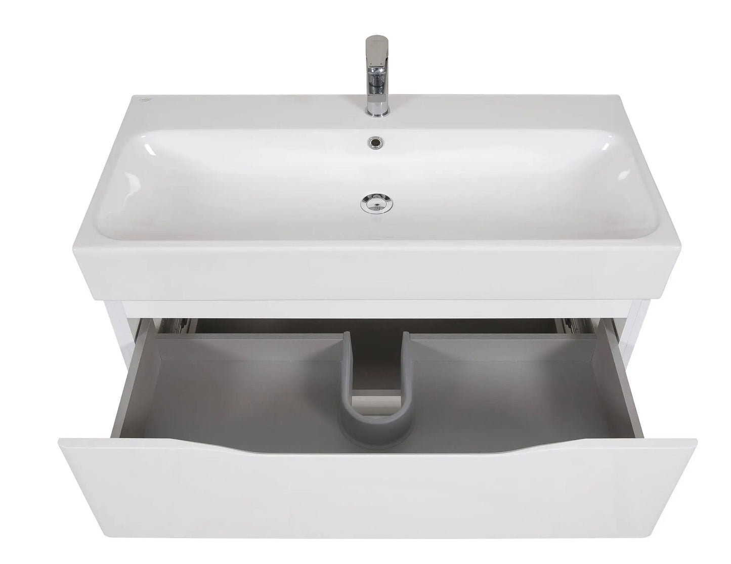 Mobilier de baie pe pardoseală Venice, Alb (Pinto) AquaRodos