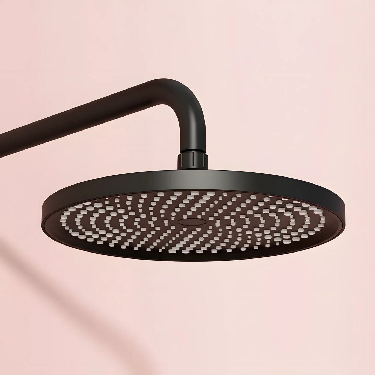 Royal Black & Gold – Modernes Aufputz-Duschset mit Wannen-Auslauf und texturierten Bedienelementen