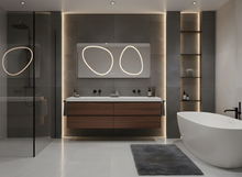 LED-Badezimmerspiegel H-1125 mit 3 Lichtfarben und Infrarotsensor