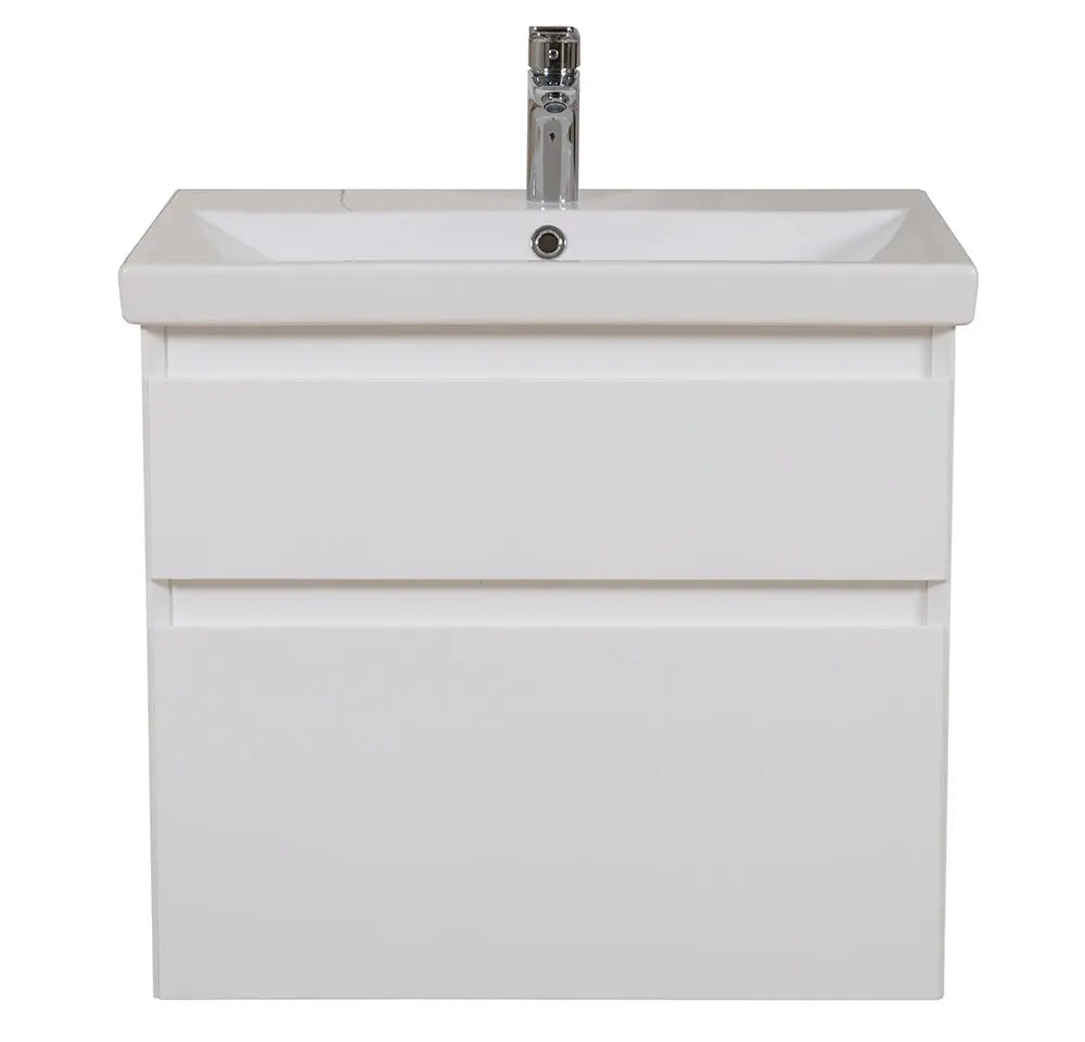 Mobilier de baie suspendat Elite, Alb Mat Aqua Rodos