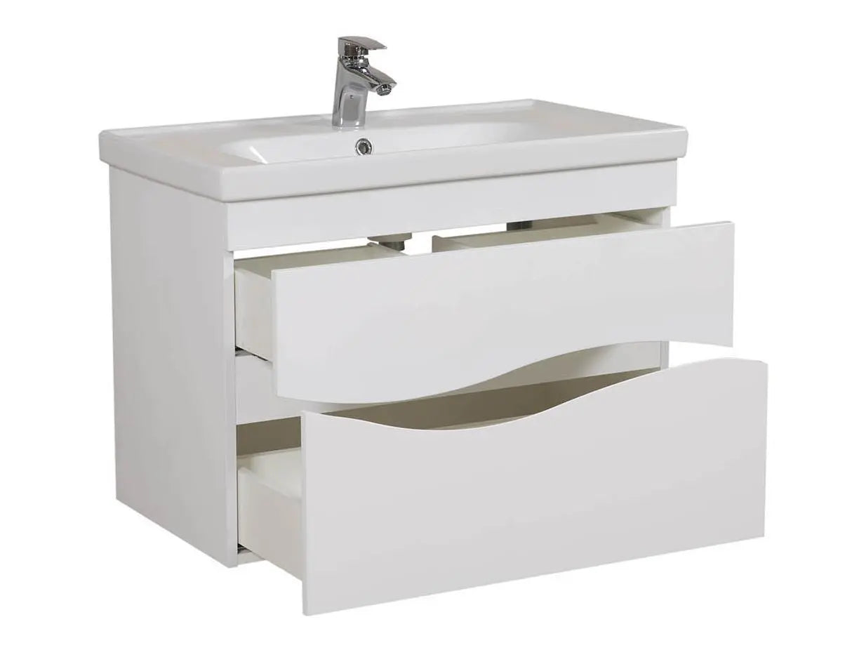 Mobilier de baie suspendat Alfa alb Aqua Rodos
