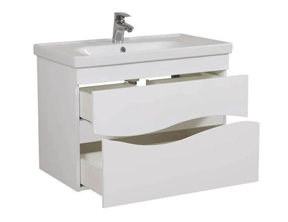 Mobilier de baie suspendat Alfa alb Aqua Rodos