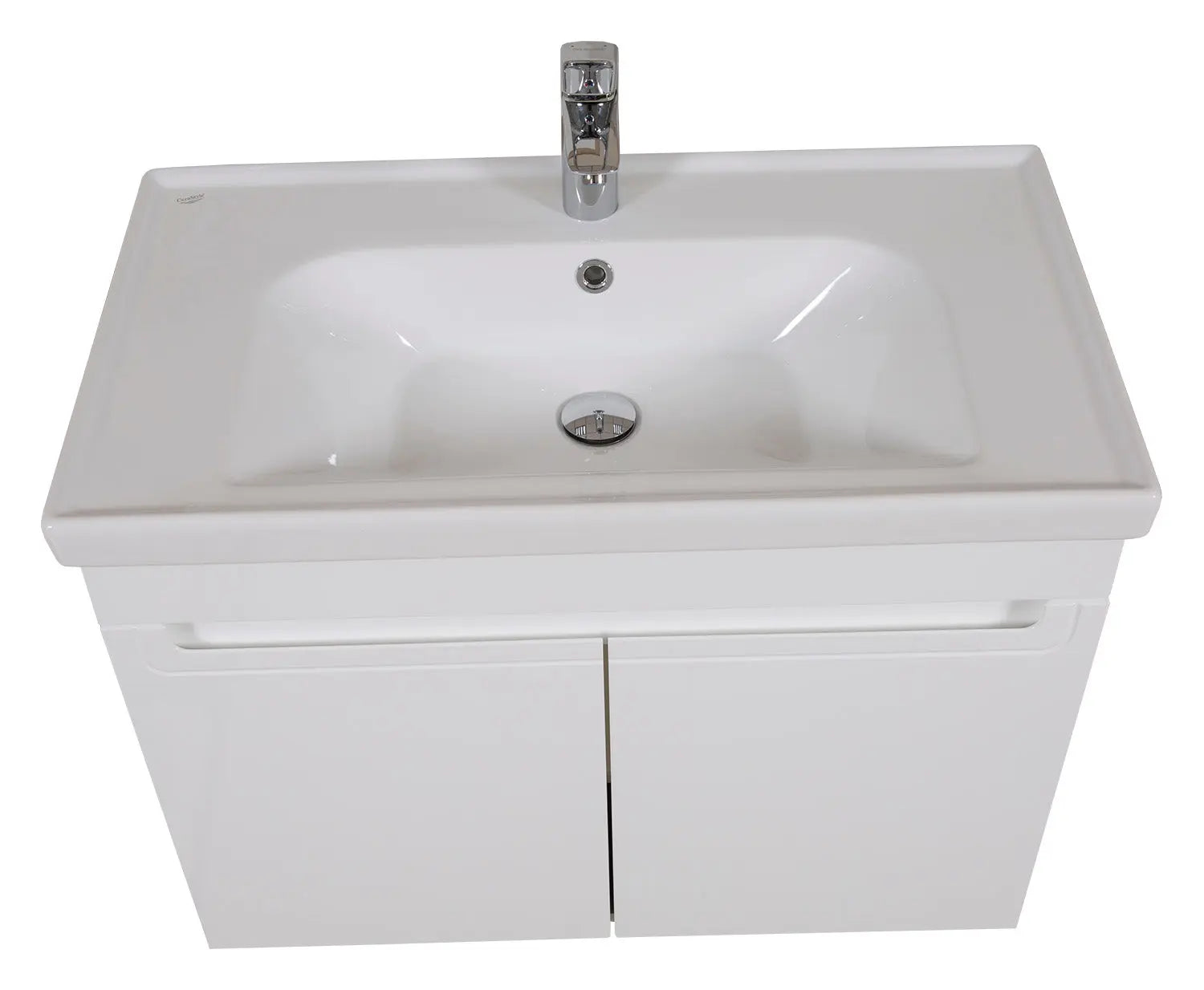 Mobilier de baie suspendat Omega, Alb Aqua Rodos