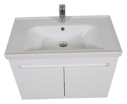 Mobilier de baie suspendat Omega, Alb Aqua Rodos