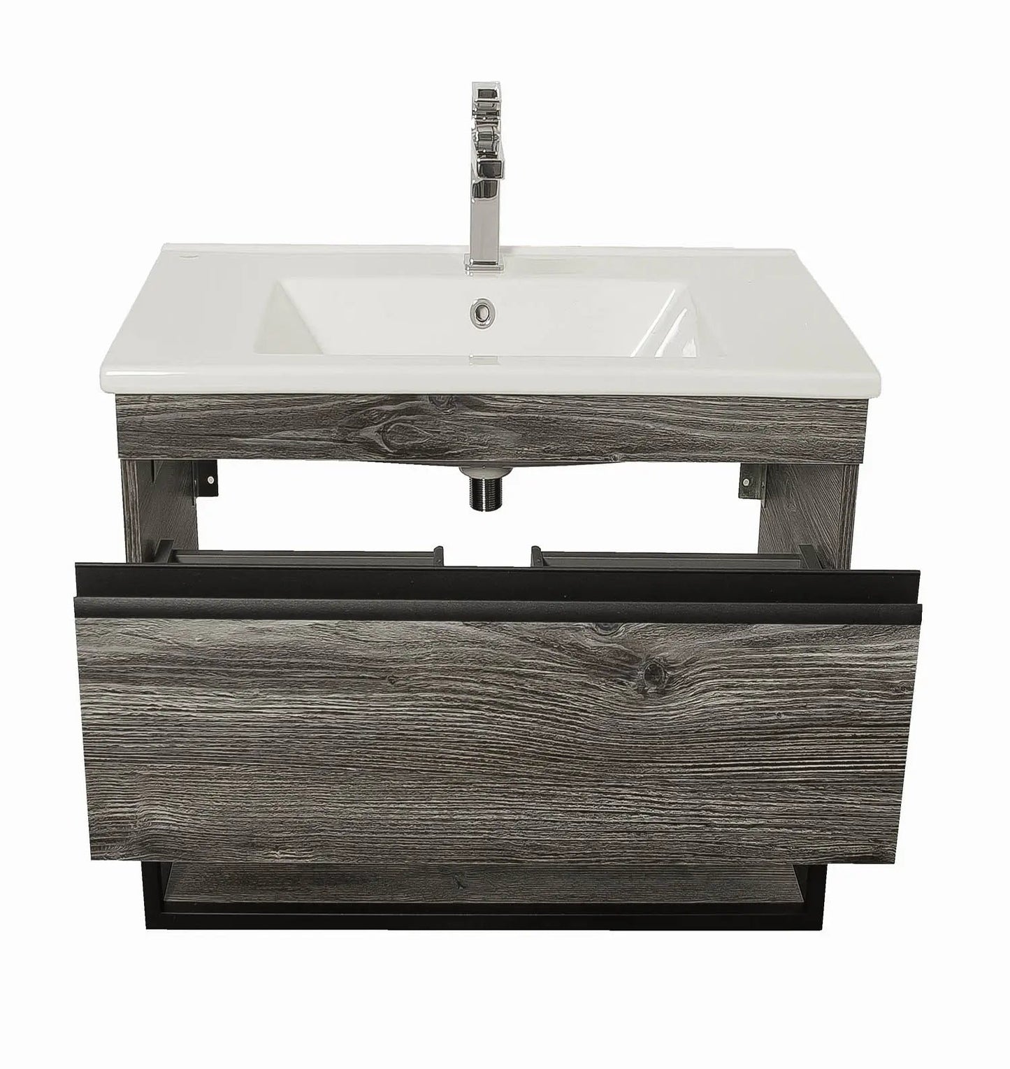 Mobilier de baie suspendat Loft Iron, Oak moras Aqua Rodos