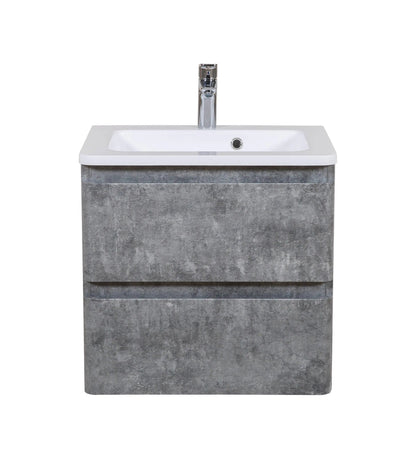 Mobilier de baie suspendat Accent gri Aqua Rodos