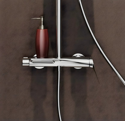 🇩🇪 Duschset aus massivem Messing – Integrierter Wannen-Auslauf, Premium-Design