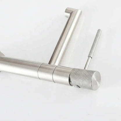 Baterie lavoar rotativă H-slim – inox premium