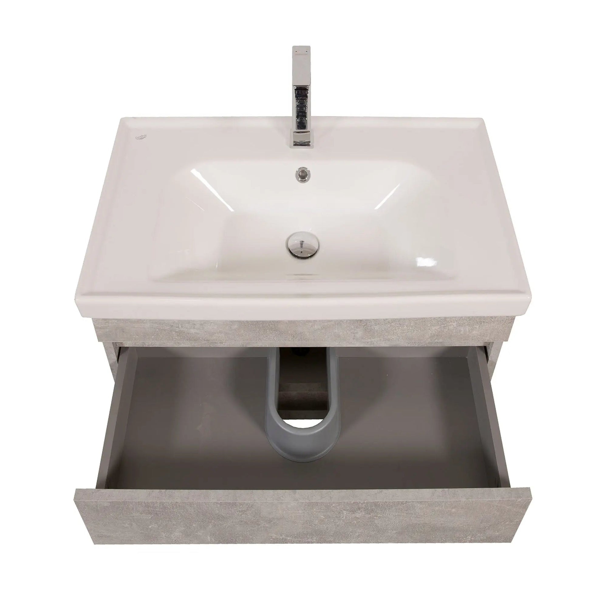Mobilier de baie suspendat Vintage, Industrial Aqua Rodos