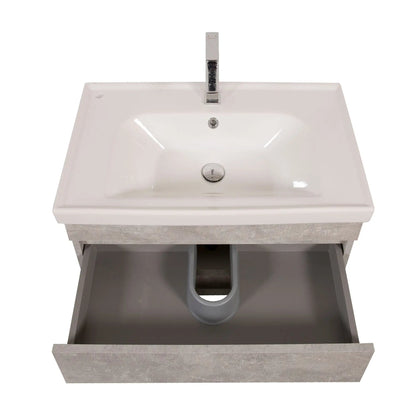 Mobilier de baie suspendat Vintage, Industrial Aqua Rodos