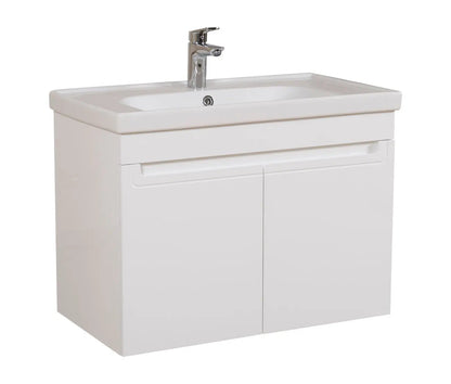 Mobilier de baie suspendat Omega, Alb Aqua Rodos