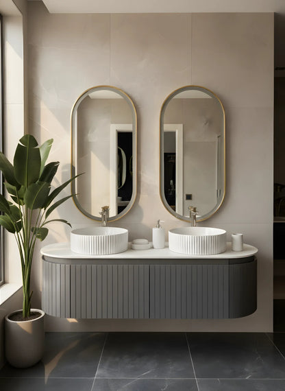 Badmöbel-Set Marble Line – modernes Design und Premium-Funktionalität