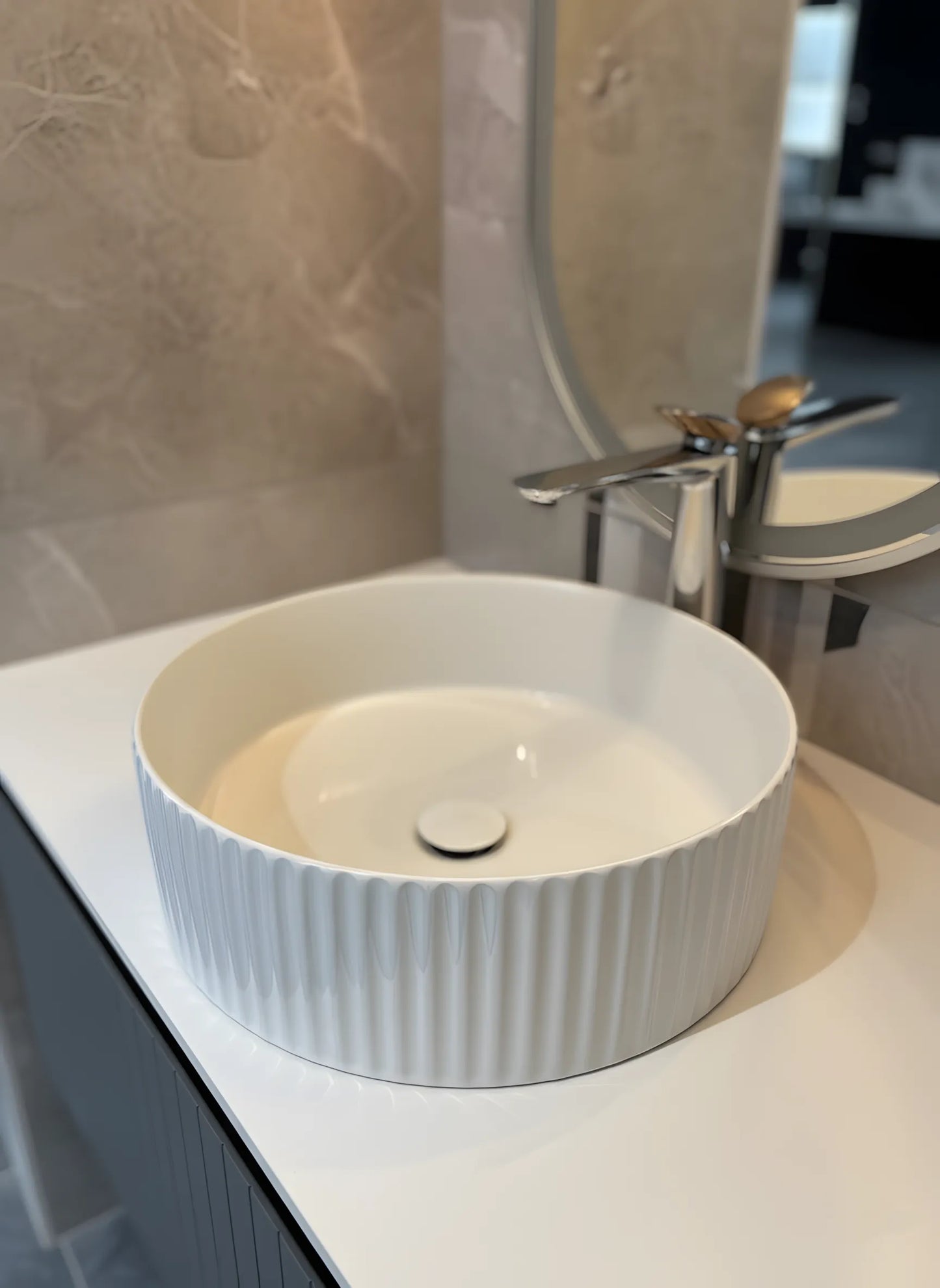 Badmöbel-Set Marble Line – modernes Design und Premium-Funktionalität