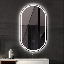 Badezimmerspiegel H-120-1 mit LED, 3 Lichtfarben, Anti-Beschlag, Touch-Steuerung