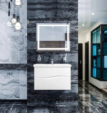 Mobilier de baie suspendat Alfa alb Aqua Rodos