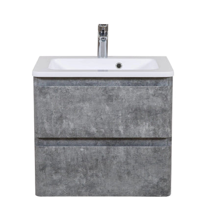 Mobilier de baie suspendat Accent gri Aqua Rodos