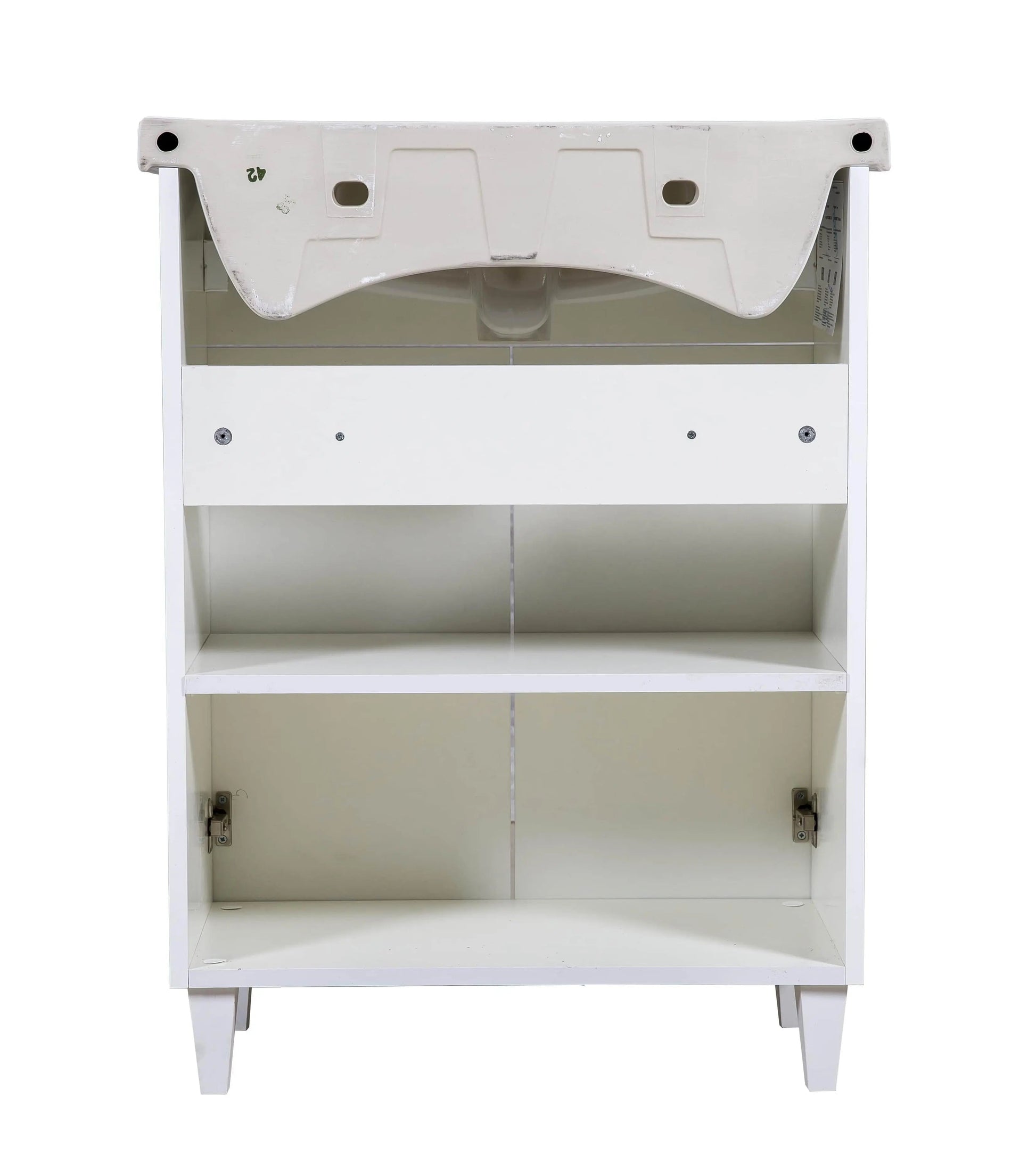 Mobilier de baie pe pardoseală Woodmix, Alb Aqua Rodos