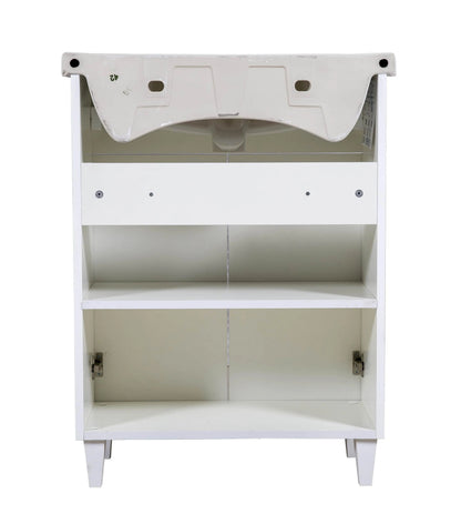 Mobilier de baie pe pardoseală Woodmix, Alb Aqua Rodos