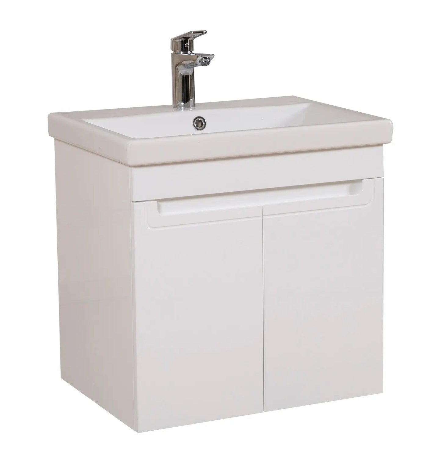 Mobilier de baie suspendat Omega, Alb Aqua Rodos