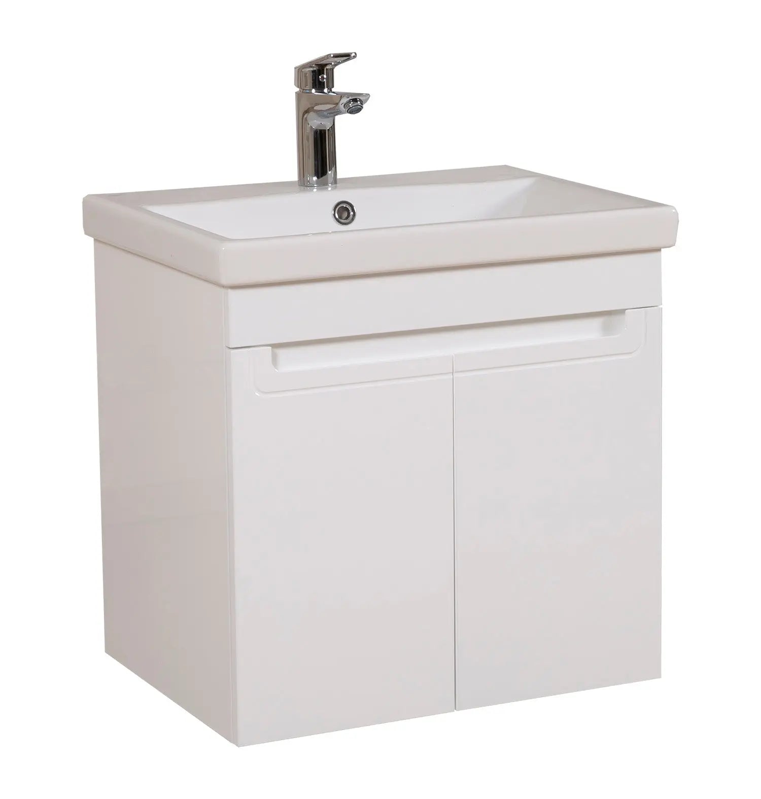 Mobilier de baie suspendat Omega, Alb Aqua Rodos