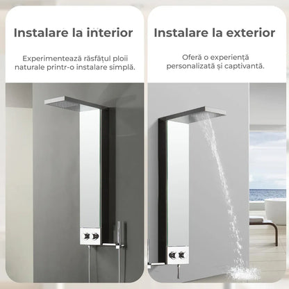 Duschpaneel Shiny Minimal – Minimalistisches und elegantes Design