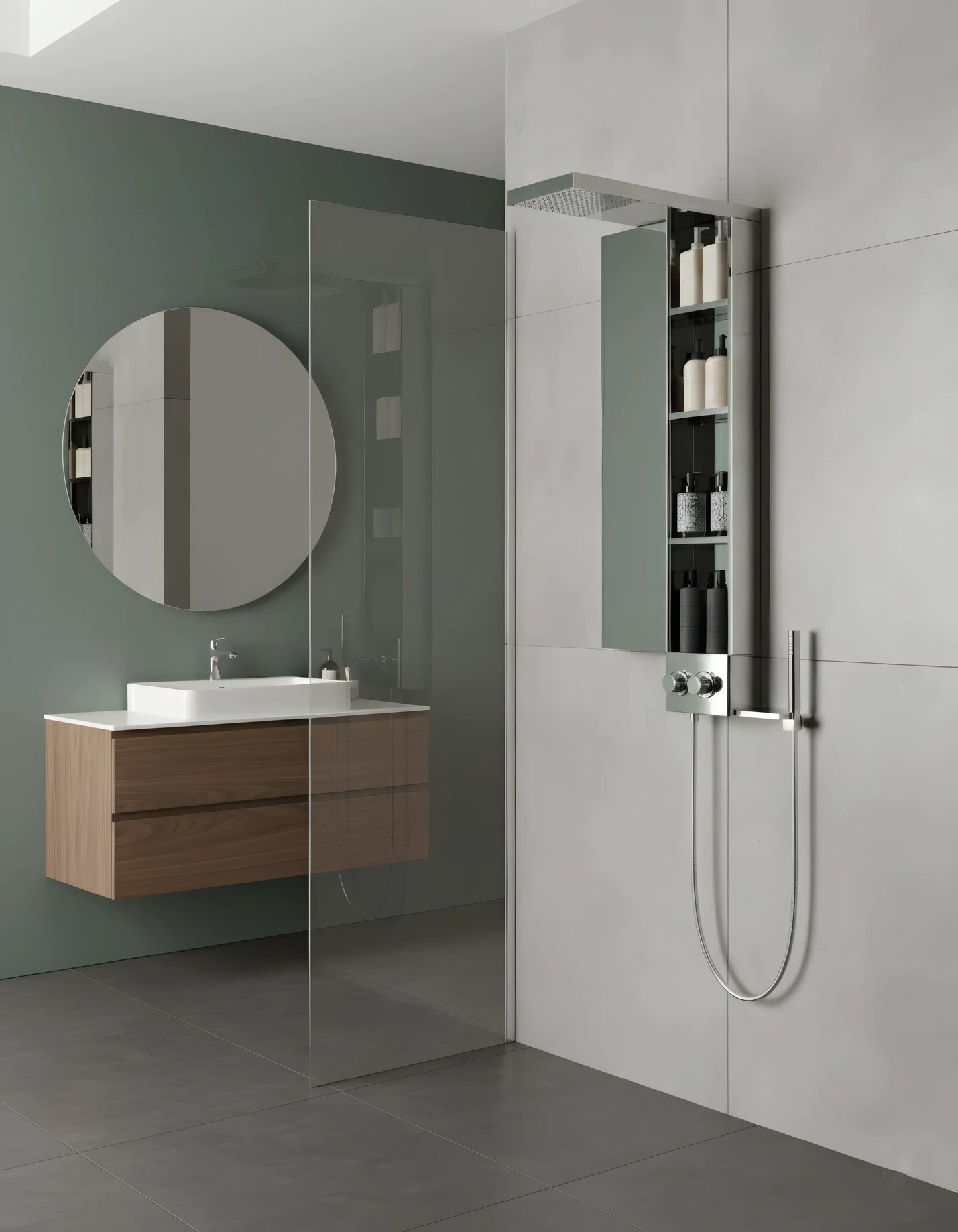 Duschpaneel Shiny Minimal – Minimalistisches und elegantes Design