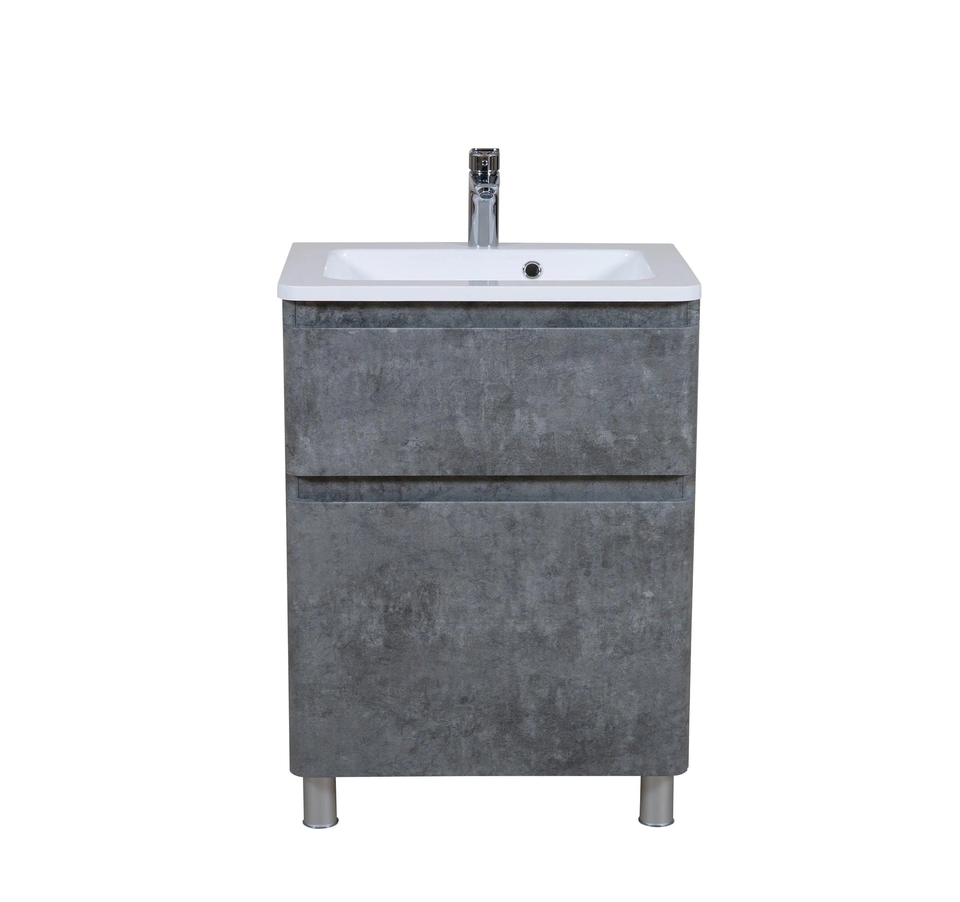 Mobilier de baie pe pardoseală Accent gri Aqua Rodos