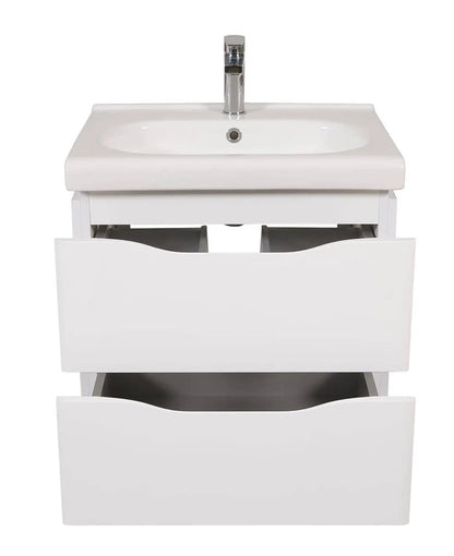 Mobilier de baie suspendat Venice, Alb (City) Aqua Rodos