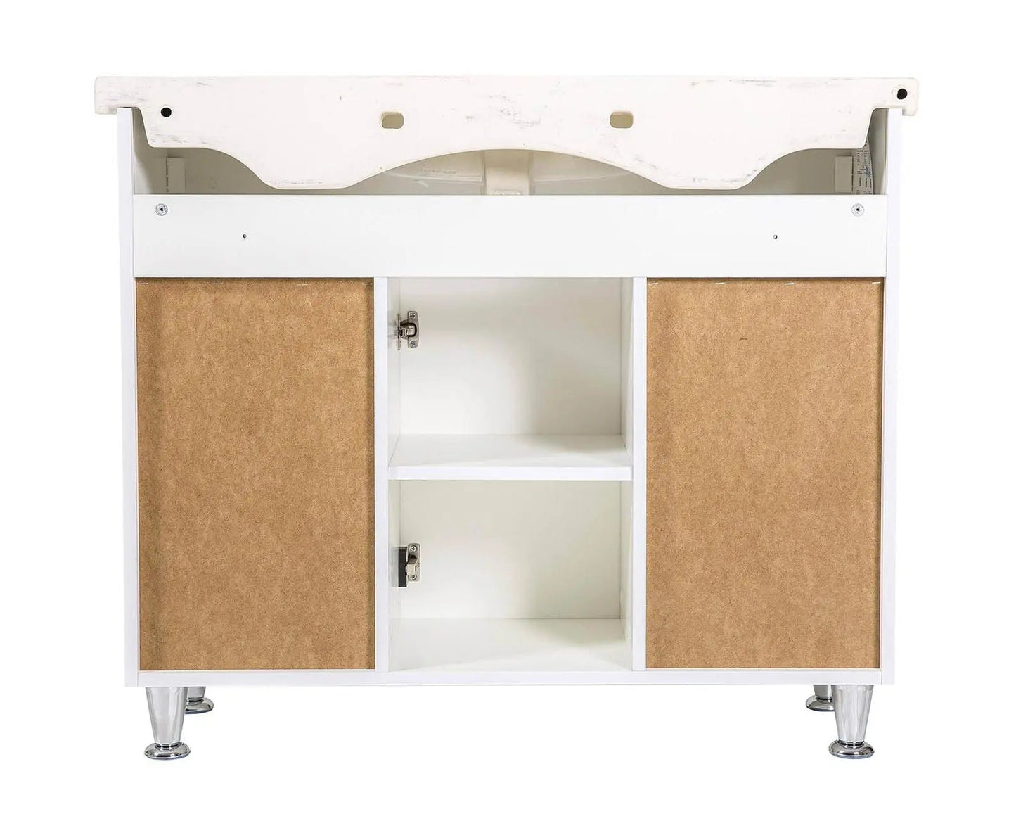 Mobilier de baie pe pardoseală Rodors, Alb Aqua Rodos