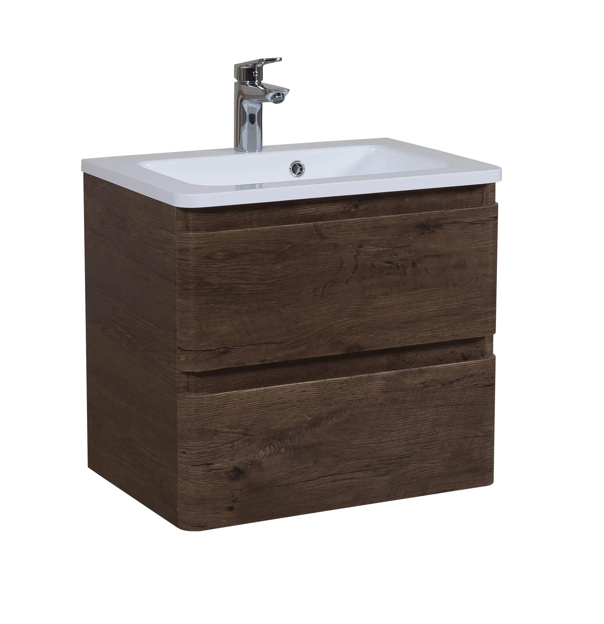 Mobilier de baie suspendat Accent castan Aqua Rodos