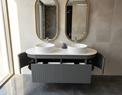 Badmöbel-Set Marble Line – modernes Design und Premium-Funktionalität