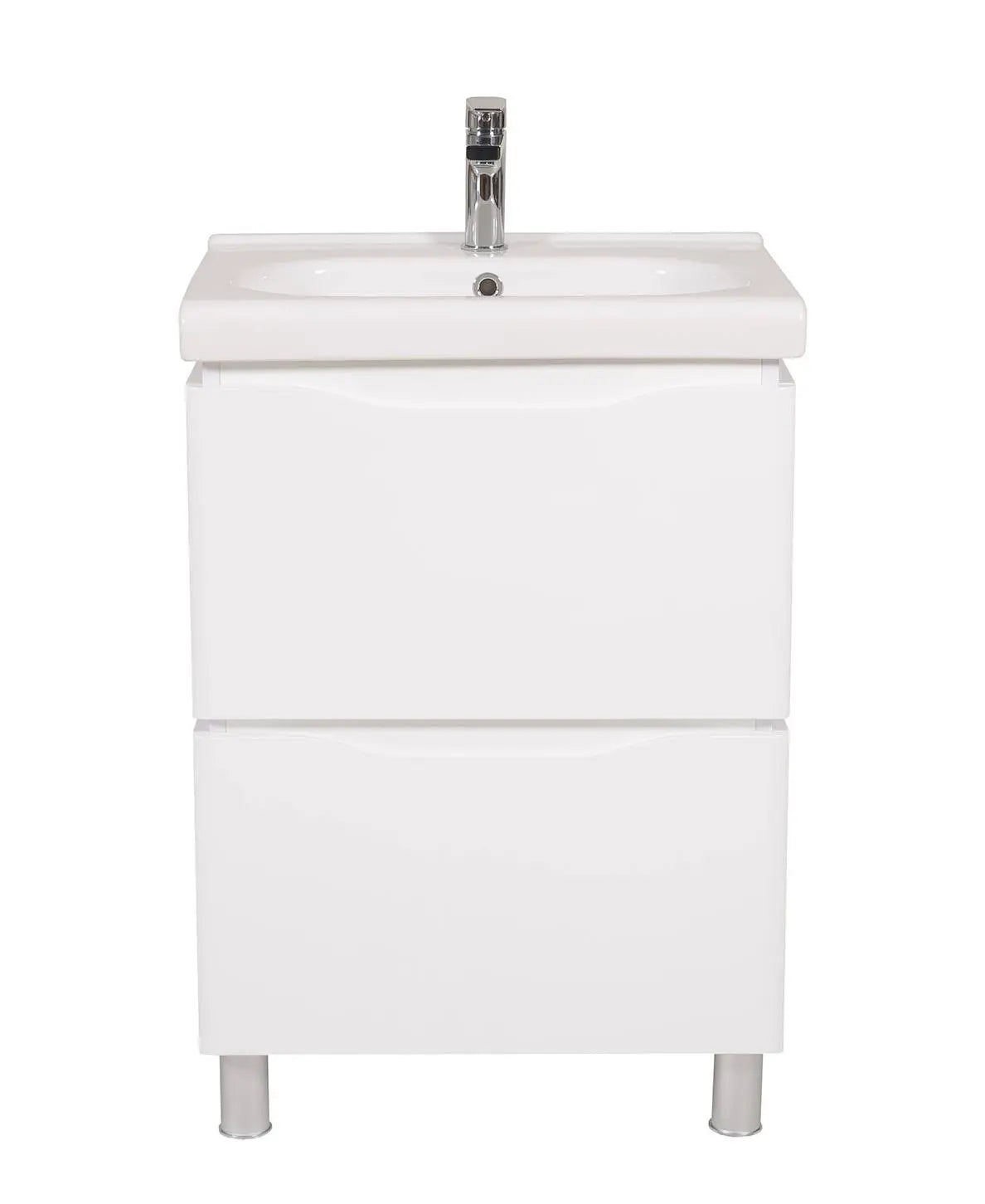 Mobilier de baie pe pardoseală Venice, Alb (City) Aqua Rodos