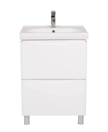 Mobilier de baie pe pardoseală Venice, Alb (City) Aqua Rodos