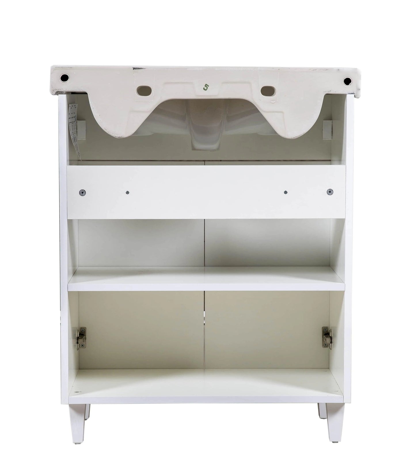 Mobilier de baie pe pardoseală Woodmix, Alb Aqua Rodos
