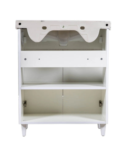 Mobilier de baie pe pardoseală Woodmix, Alb Aqua Rodos