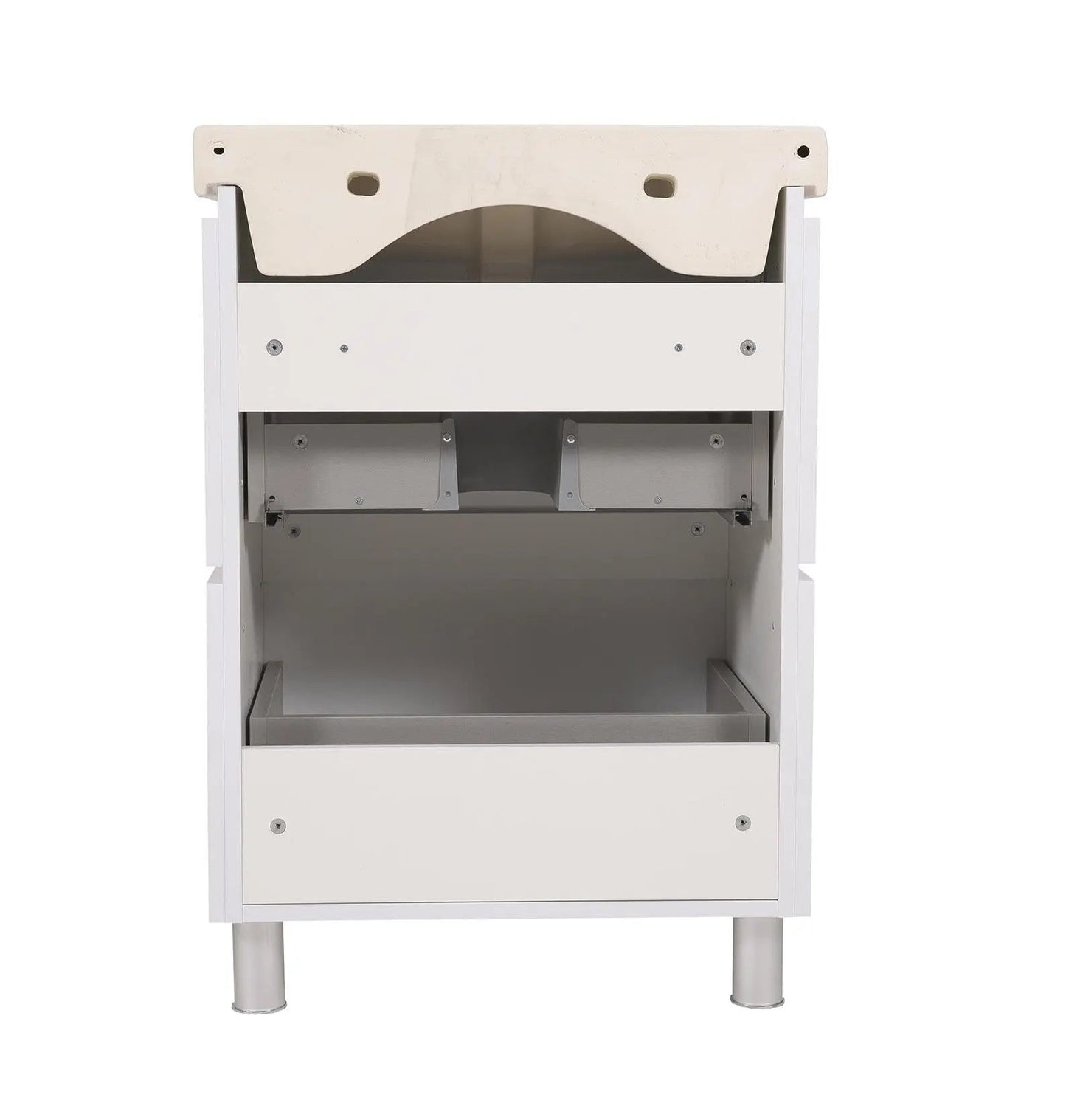Mobilier de baie pe pardoseală Venice, Alb (City) Aqua Rodos