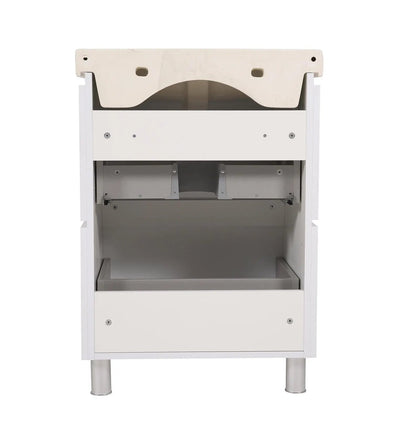 Mobilier de baie pe pardoseală Venice, Alb (City) Aqua Rodos